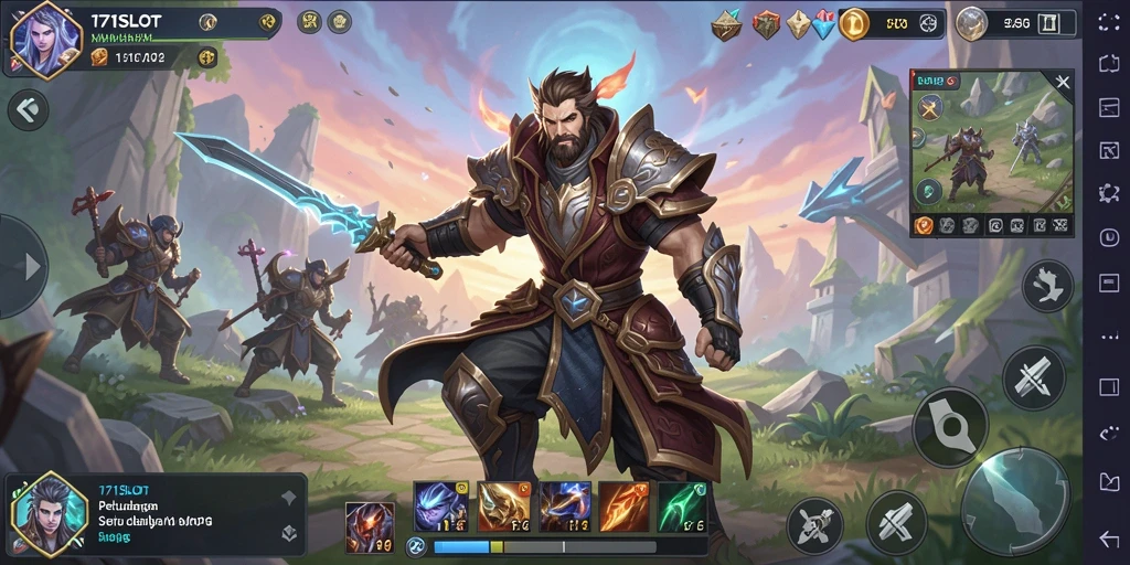 Screenshot gameplay 171SLOT menampilkan aksi seru dalam petualangan MMORPG.
