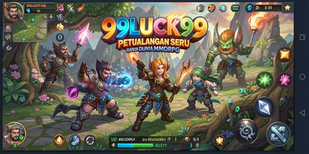 Tampilan gameplay seru dalam dunia 99LUCK99 yang penuh petualangan.