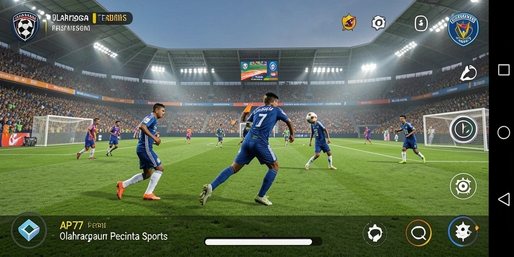 Tampilan gameplay yang menegangkan dan seru dari API77.