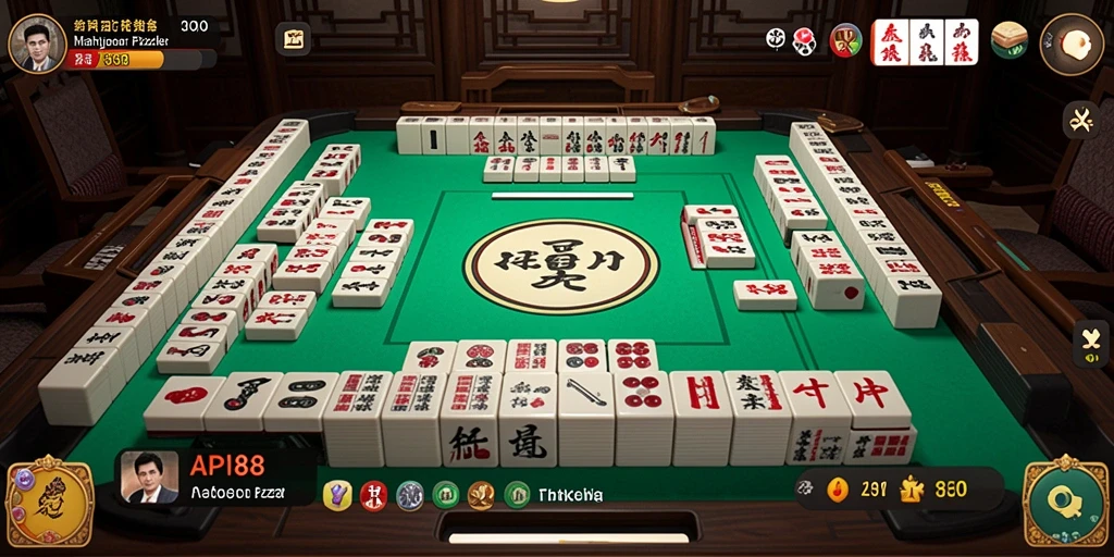 Tampilan gameplay Mahjong yang menarik dan menantang.