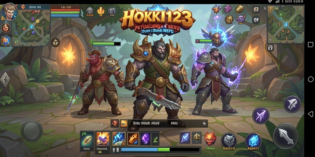 Tampilan gameplay <strong>HOKI123</strong> yang mendebarkan dan penuh aksi.