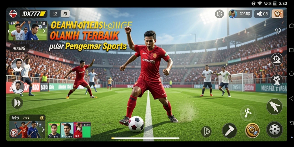 Tampilan gameplay IDX777 yang seru dan menarik dalam olahraga.