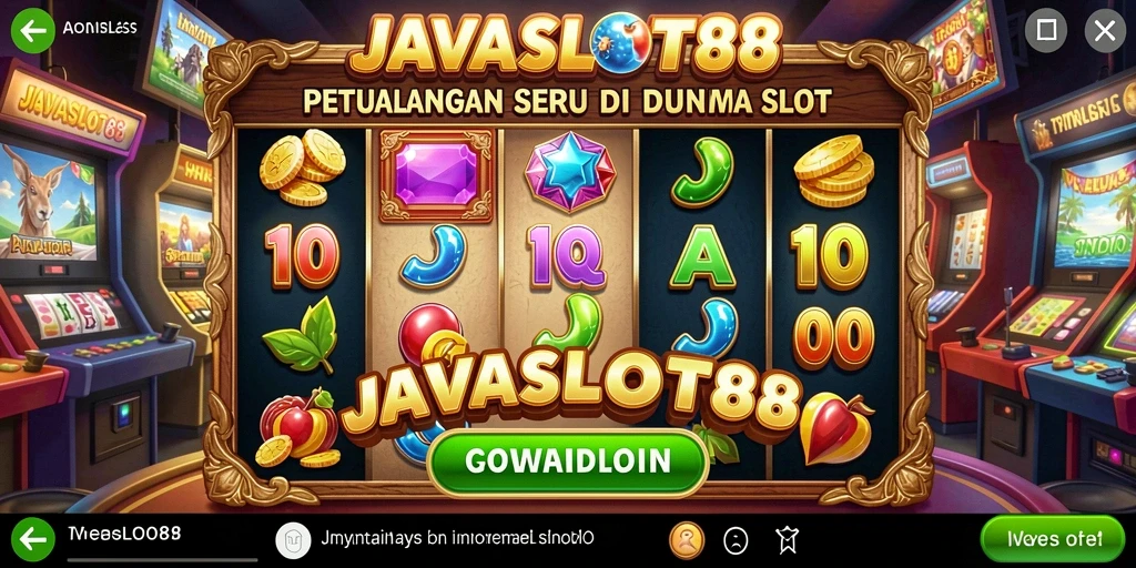 Tampilan gameplay menarik dalam petualangan slot JAVASLOT88.