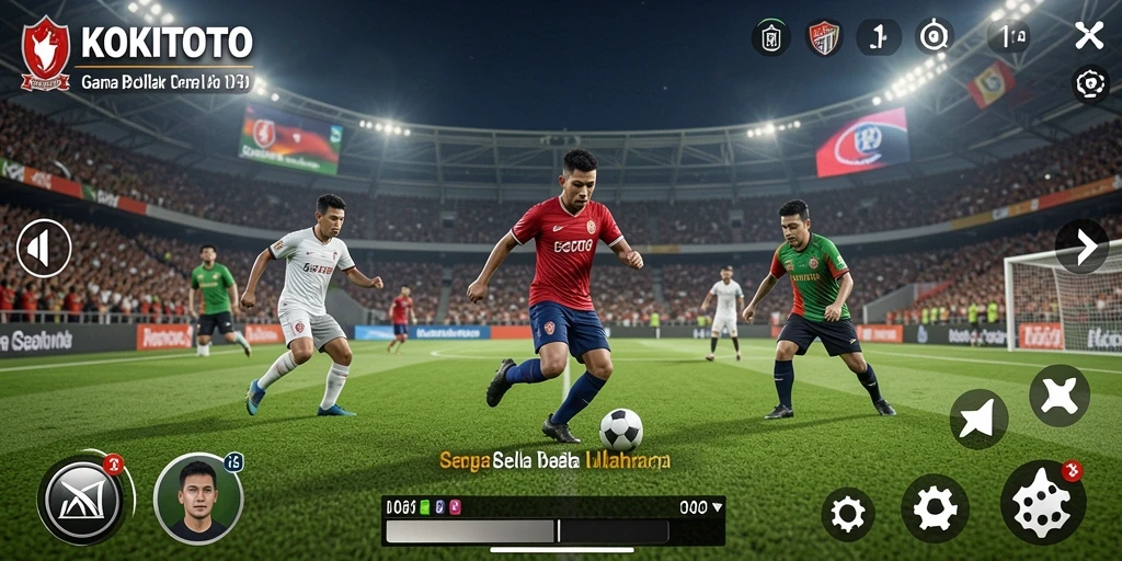 Tampilan gameplay KOKITOTO yang mengesankan dan seru.