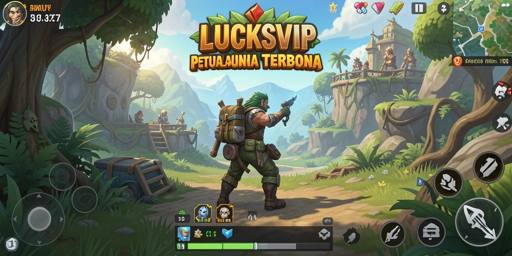 Tampilan gameplay Open World yang memukau di LUCKSVIP.