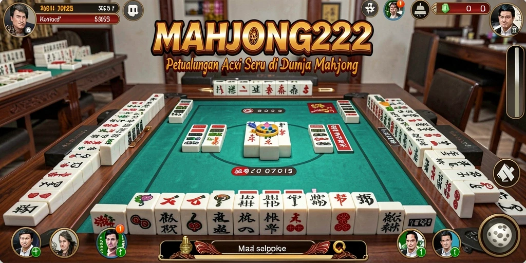 Tampilan gameplay seru dan menantang di MAHJONG222.