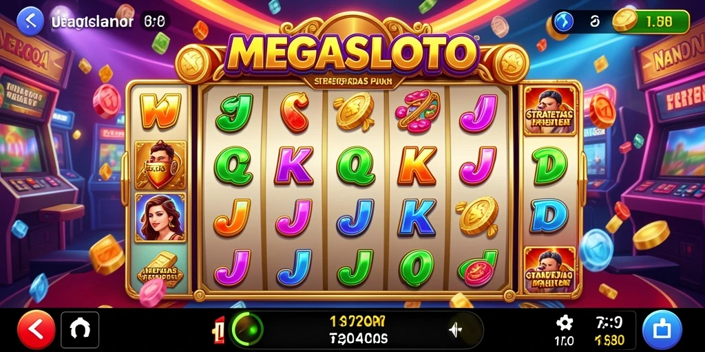 Tampilan gameplay MEGASLOTO yang menarik dan strategis.
