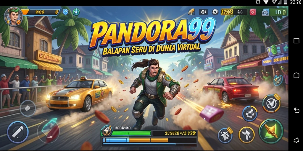 Tampilan gameplay PANDORA99 yang menegangkan dan kompetitif.
