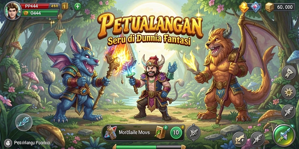 Tangkapan layar PP444 menampilkan aksi mendebarkan dalam petualangan yang penuh tantangan.