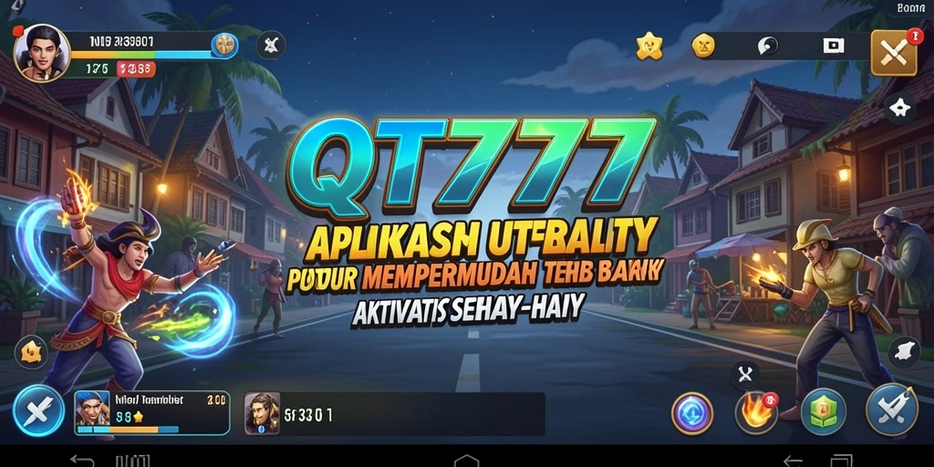 Tampilan antarmuka QT777 yang mudah digunakan.