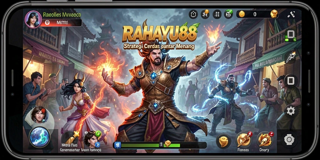 Tampilan gameplay menarik dari RAHAYU88 dengan elemen strategi.