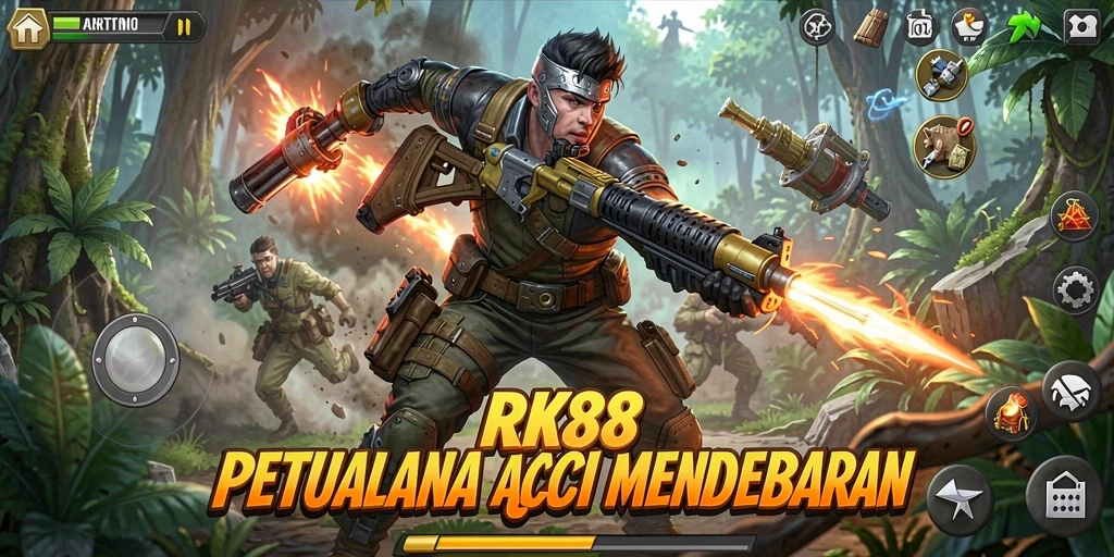 Tampilan gameplay RK88 yang memikat dengan aksi yang penuh ketegangan.