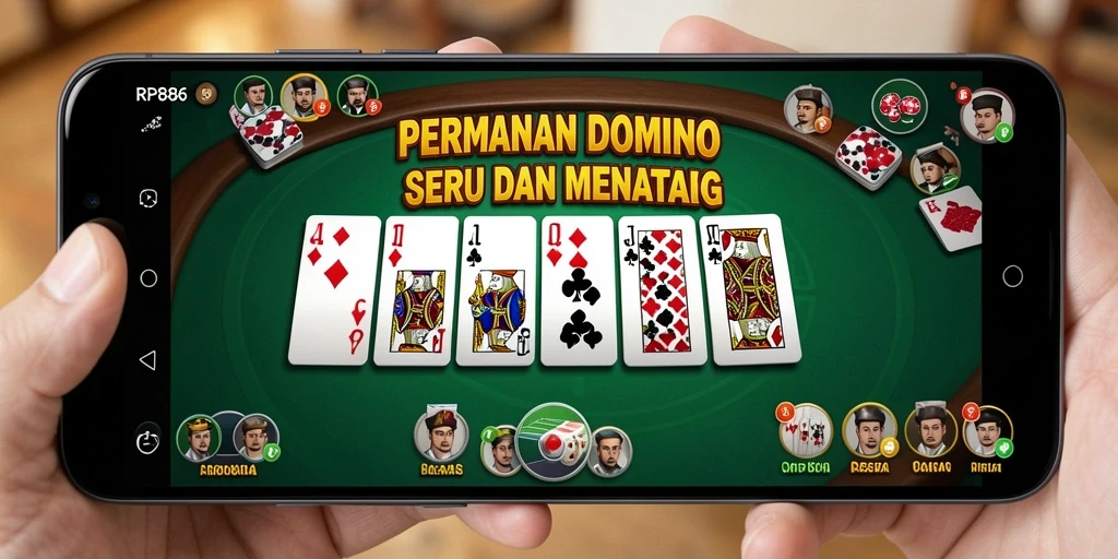 Tampilan gameplay seru dan interaktif di RP886.