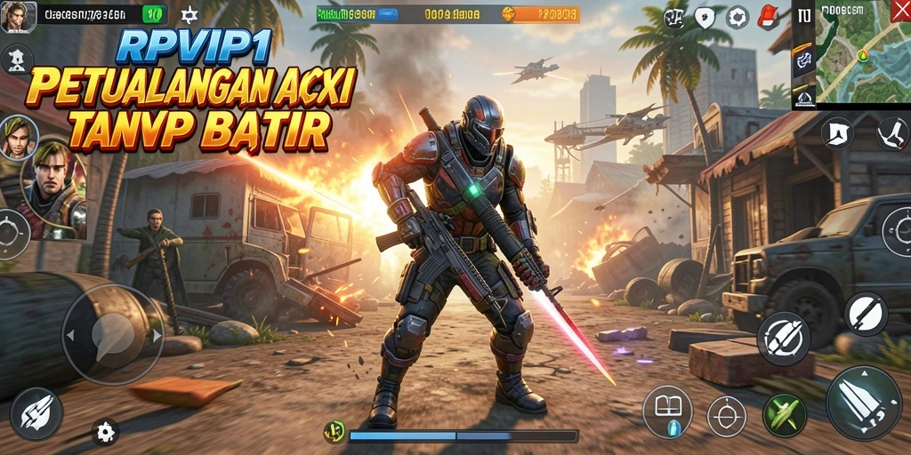 Screenshot utama RPVIP1 menampilkan aksi mendebarkan dari gameplay.