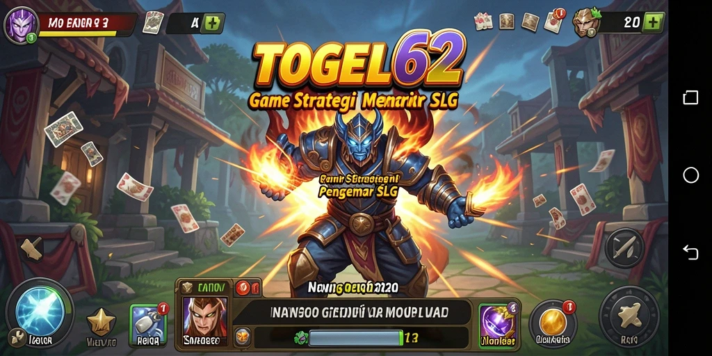Tampilan gameplay SLG menarik dari TOGEL62 yang memukau.