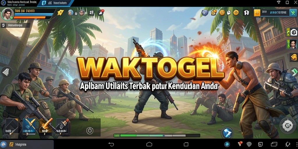 Tampilan antarmuka WAKTOGEL yang sederhana dan fungsional.